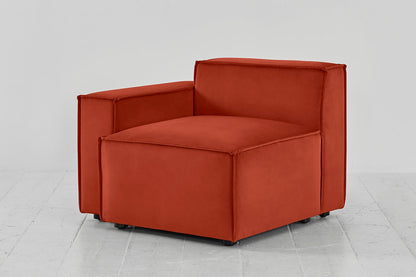 Model 03 Left Arm Sofa Module, Paprika
