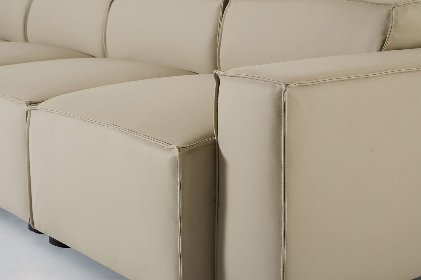 Ecksofa Model 03, Oyster