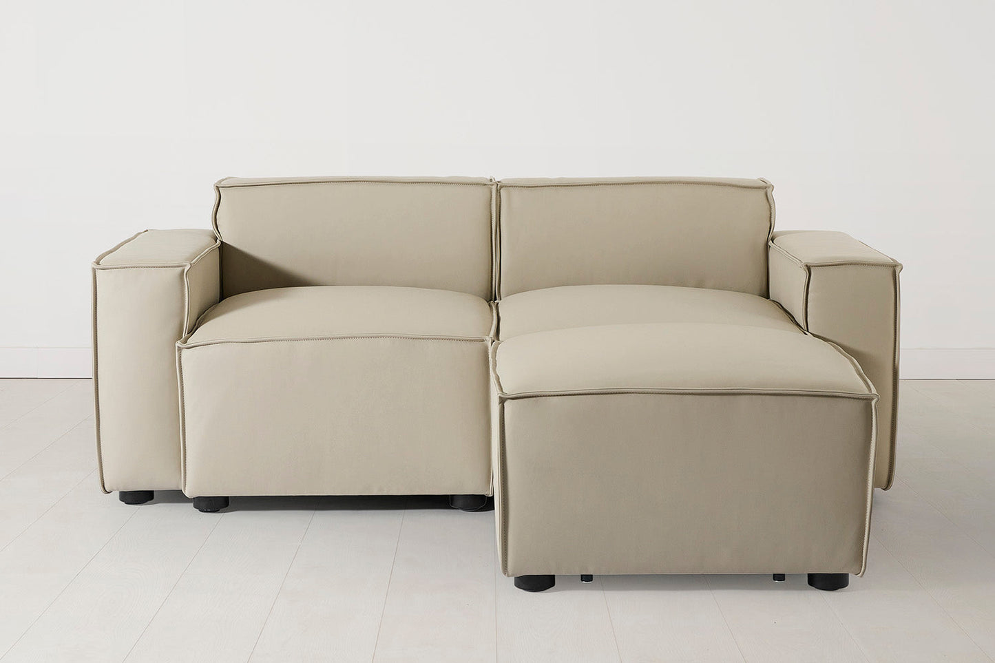 Model 03 2-Seater Right Chaise Sofa, Oyster