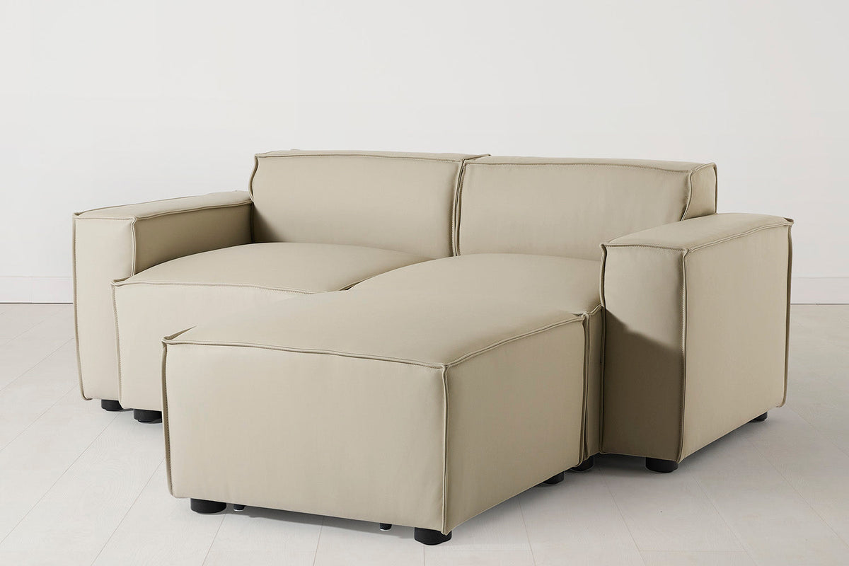 Model 03 2-Seater Right Chaise Sofa, Oyster