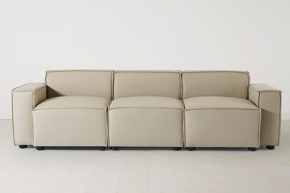 Dreisitzer-Sofa Model 03, Oyster