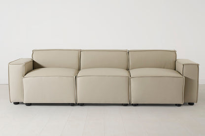 Dreisitzer-Sofa Model 03, Oyster