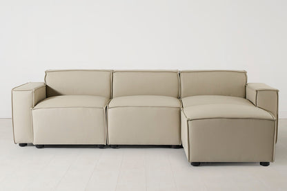 Model 03 3-Seater Right Chaise Sofa, Oyster