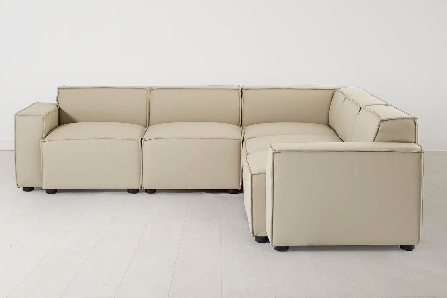 Ecksofa Model 03, Oyster