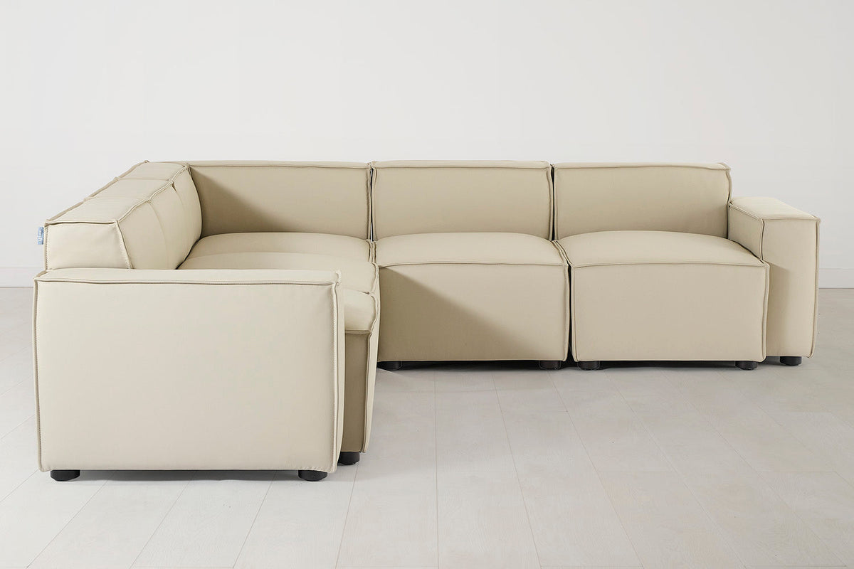Ecksofa Model 03, Oyster