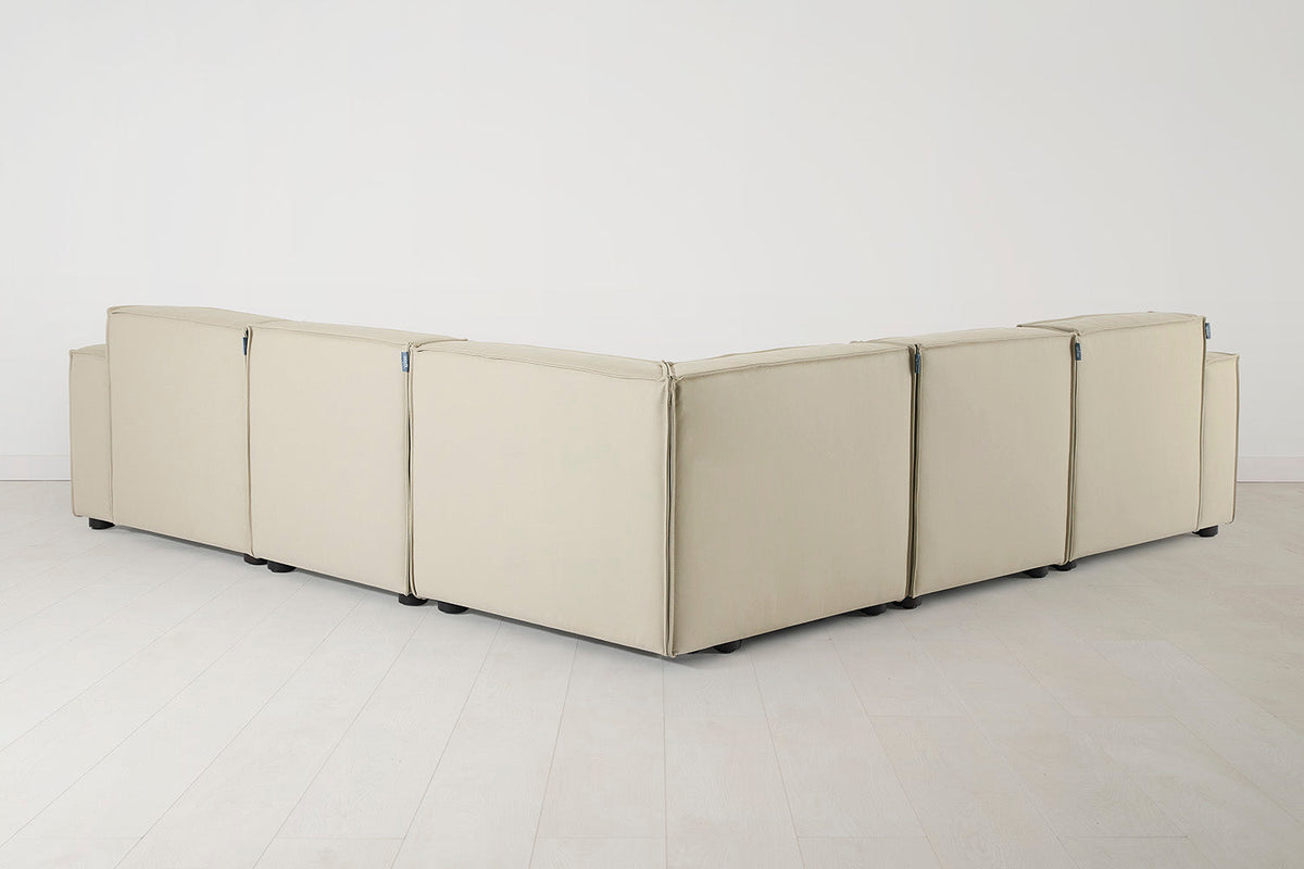 Ecksofa Model 03, Oyster