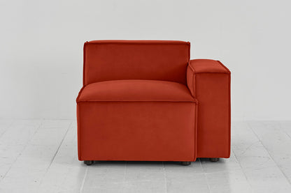 Model 03 Right Arm Sofa Module, Paprika