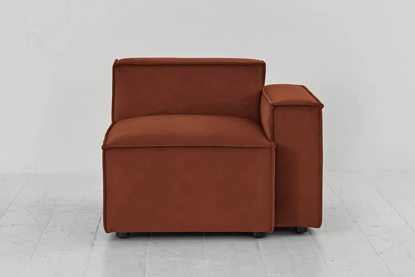 Model 03 Right Arm Sofa Module, Umber