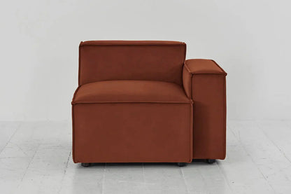 Model 03 Right Arm Sofa Module, Umber