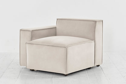 Model 03 Left Arm Sofa Module, Bone