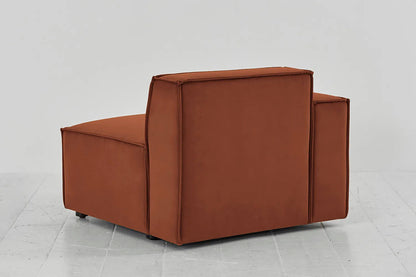 Model 03 Left Arm Sofa Module, Umber