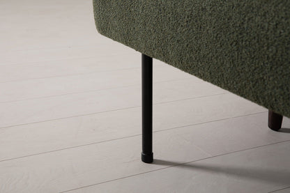 Model 04 Dreisitzer-Schlafsofa, Farngrün