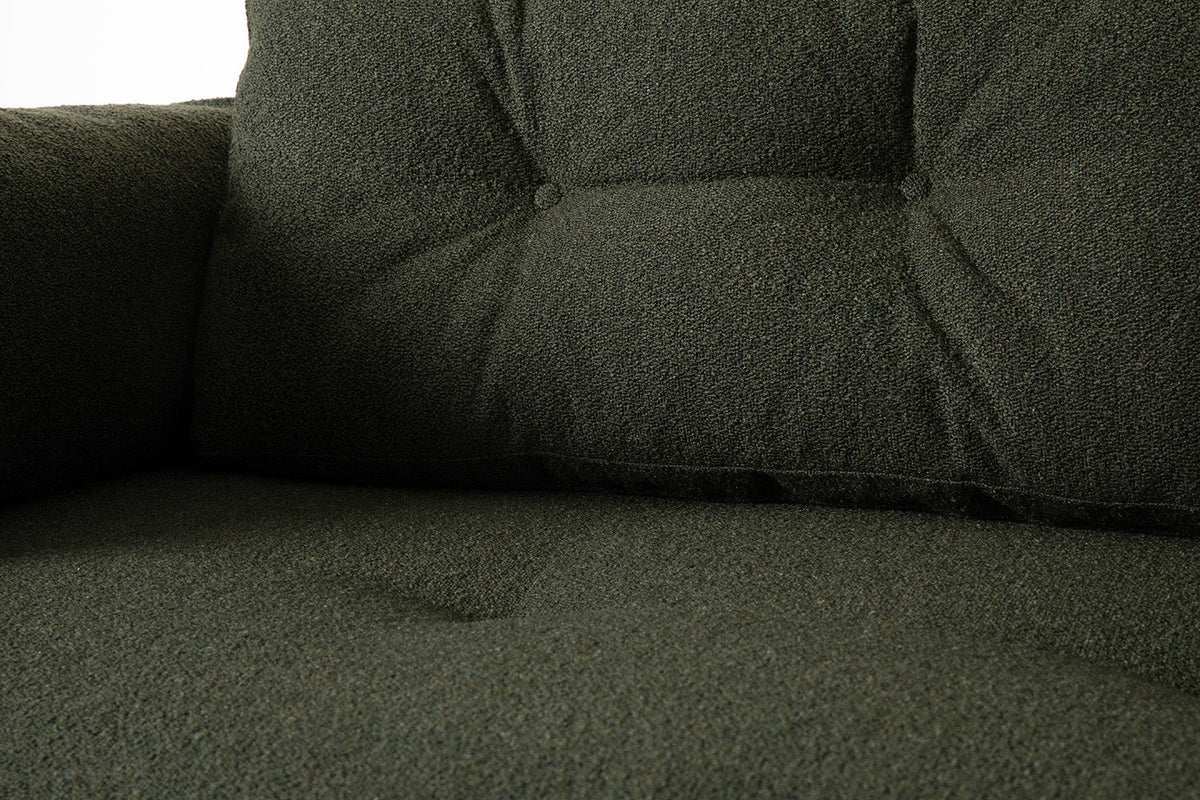 Model 04 Dreisitzer-Schlafsofa, Farngrün