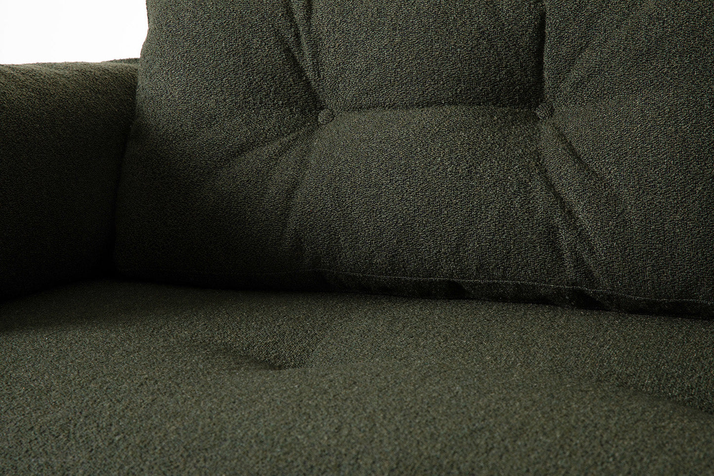 Model 04 Dreisitzer-Schlafsofa, Farngrün
