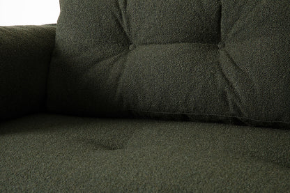 Model 04 Dreisitzer-Schlafsofa, Farngrün