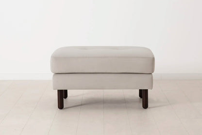 Polsterhocker Model 04, Knochenweiß
