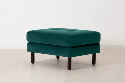 Polsterhocker Model 04, Eisvogelblau