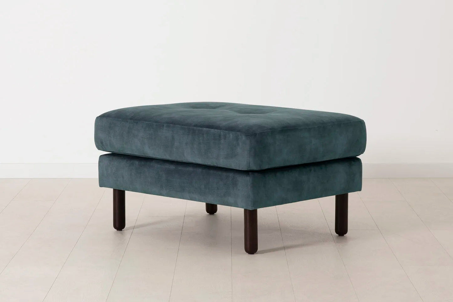 Polsterhocker Model 04, Ozeanblau
