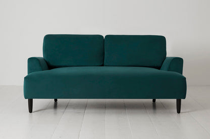 Zweisitzer-Sofa Model 05, Eisvogelblau