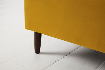 Model 05 3-Seater Sofa with ottoman, Mustard