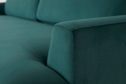 Zweisitzer-Sofa Model 05, Eisvogelblau