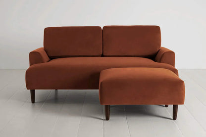 Model 05 Zweisitzer Sofa mit Hocker