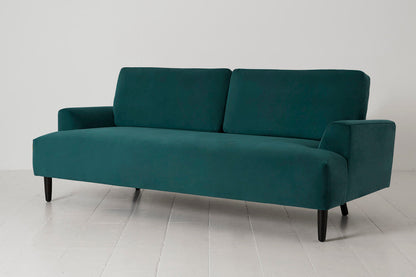 Dreisitzer-Sofa Model 05, Eisvogelblau