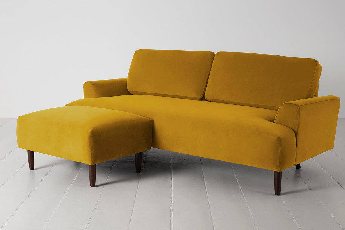 Dreisitzer-Sofa Model 05 mit Chaiselongue links