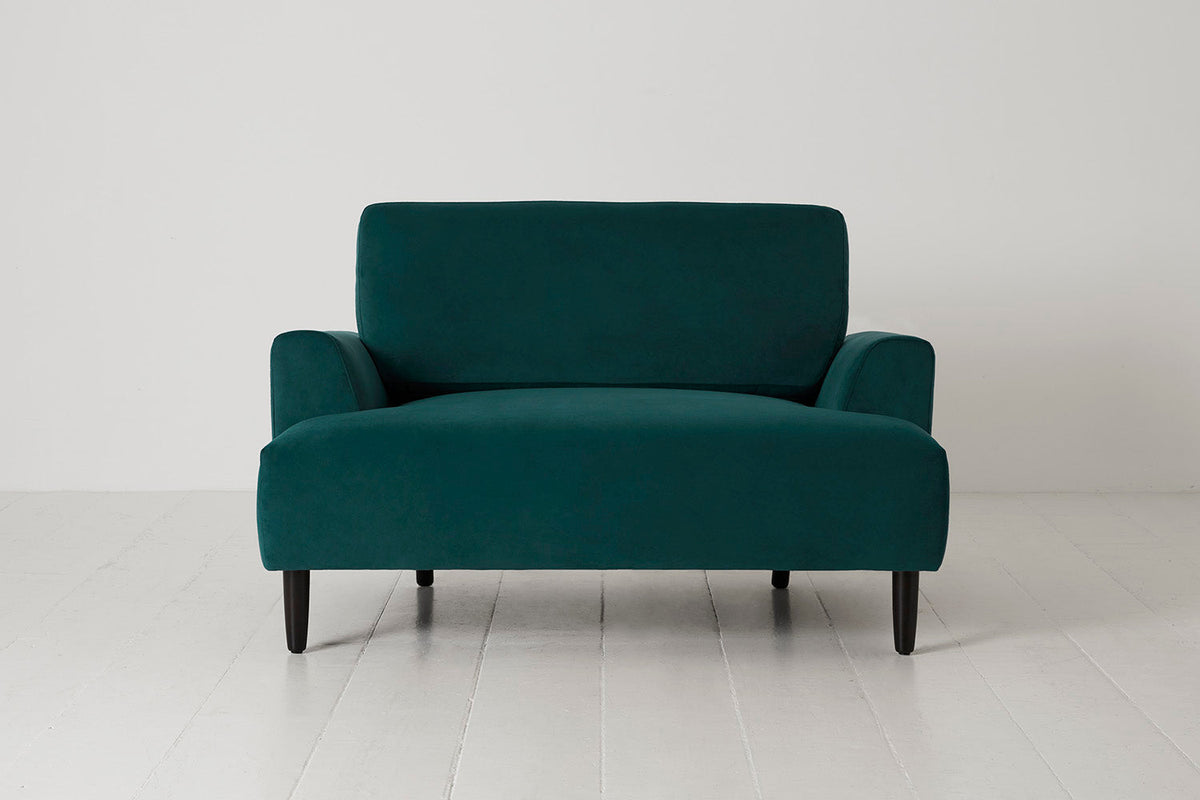 Loveseat Model 05, Eisvogelblau
