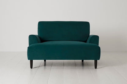 Loveseat Model 05, Eisvogelblau
