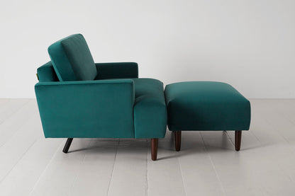 Chaiselongue Model 05, Eisvogelblau