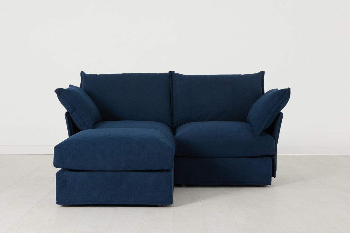 Model 06 2-Seater Left Chaise Sofa, Atlantic