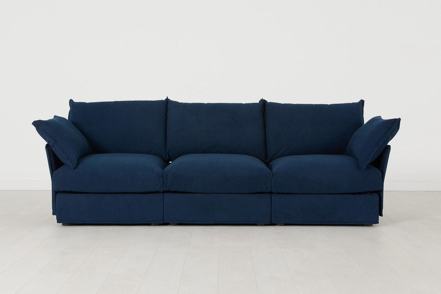 Dreisitzer-Sofa Model 06, Atlantikblau
