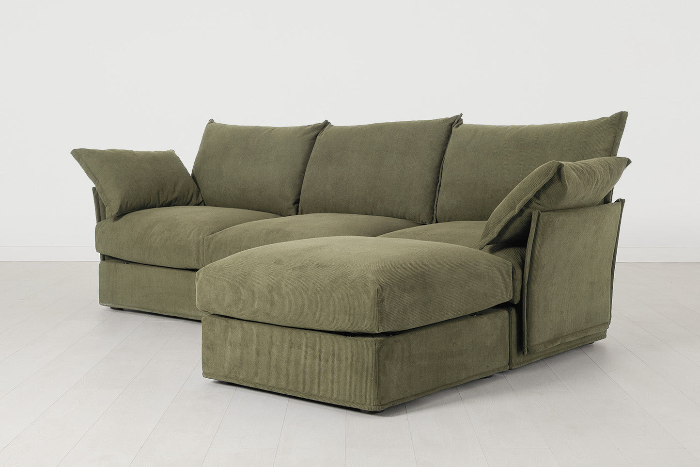 Model 06 3-Seater Right Chaise Sofa, Fennel
