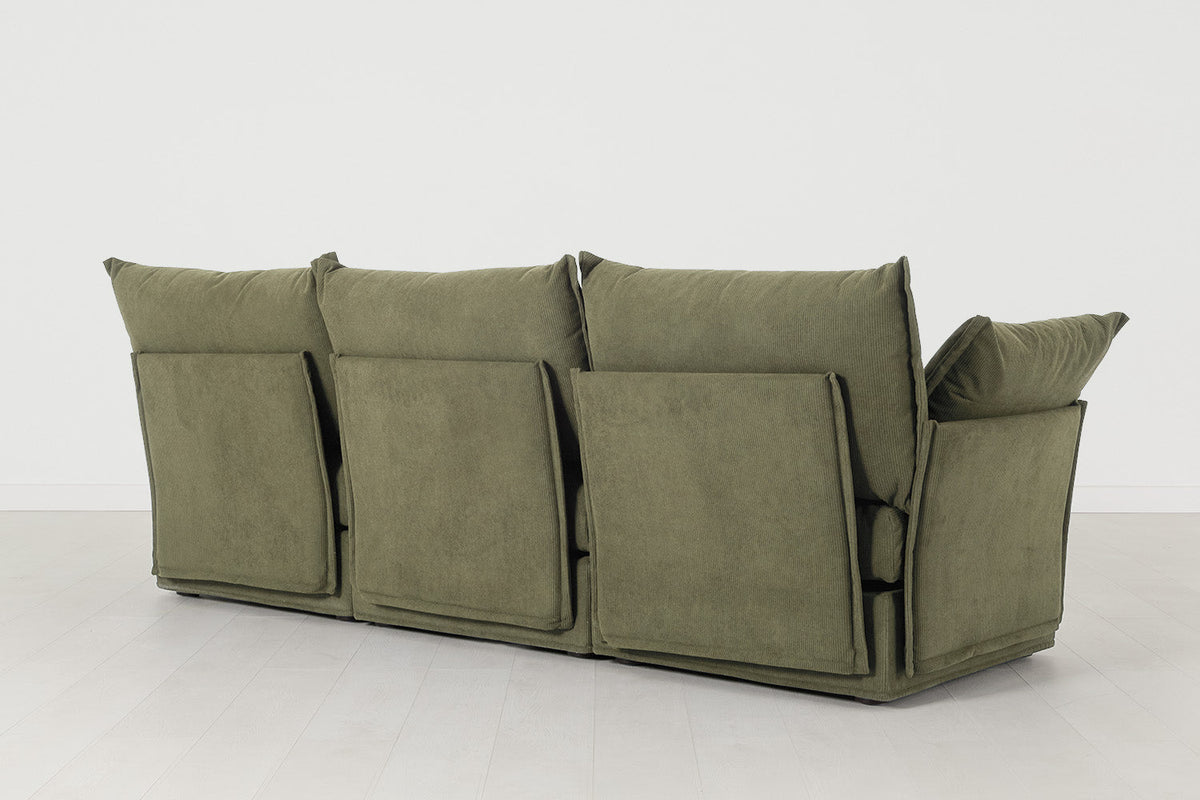 Model 06 3-Seater Left Chaise Sofa, Fennel