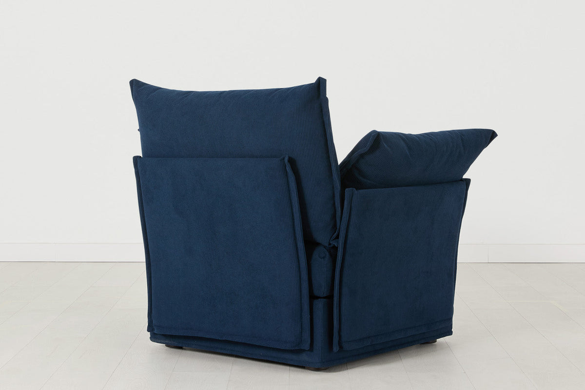 Sessel Model 06, Atlantikblau