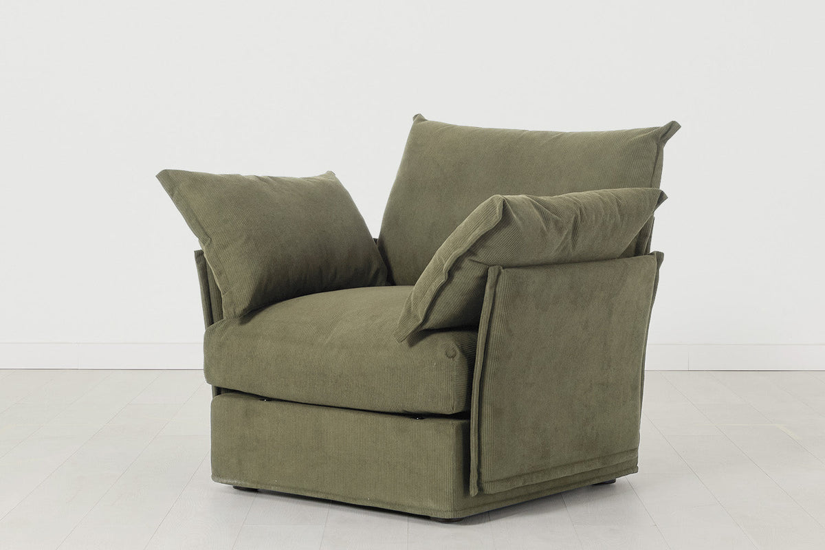 Sessel Model 06, Fenchelgrün
