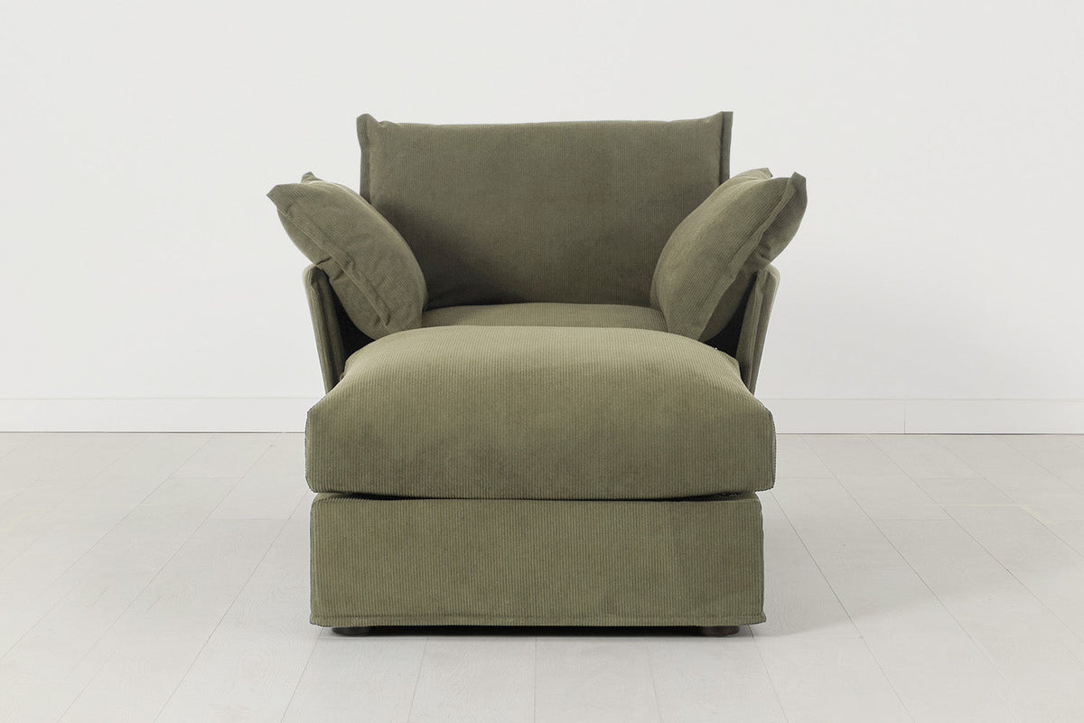 Sessel Model 06, Fenchelgrün