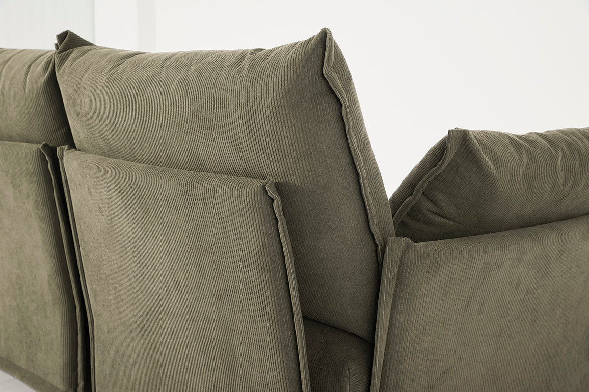 Ecksofa Model 06, Fenchelgrün