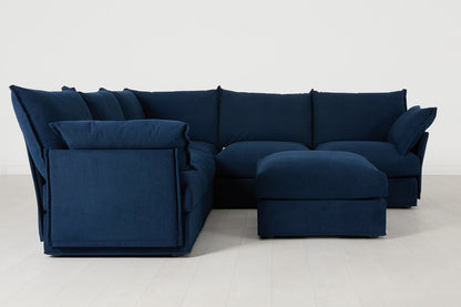 Model 06 Corner Sofa with Ottoman, Atlantic