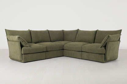 Ecksofa Model 06, Fenchelgrün