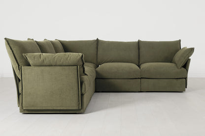 Ecksofa Model 06, Fenchelgrün
