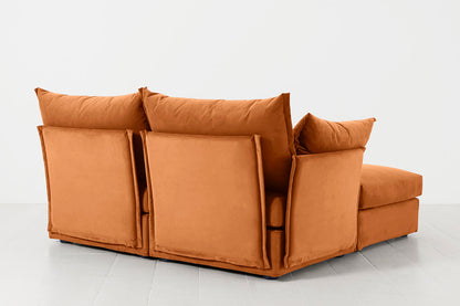 Model 06 2-Seater Left Chaise Sofa, Bronze