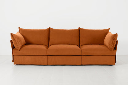 Dreisitzer-Sofa Model 06, Bronze