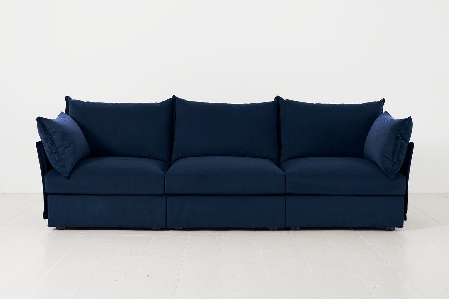 Dreisitzer-Sofa Model 06, Indigoblau