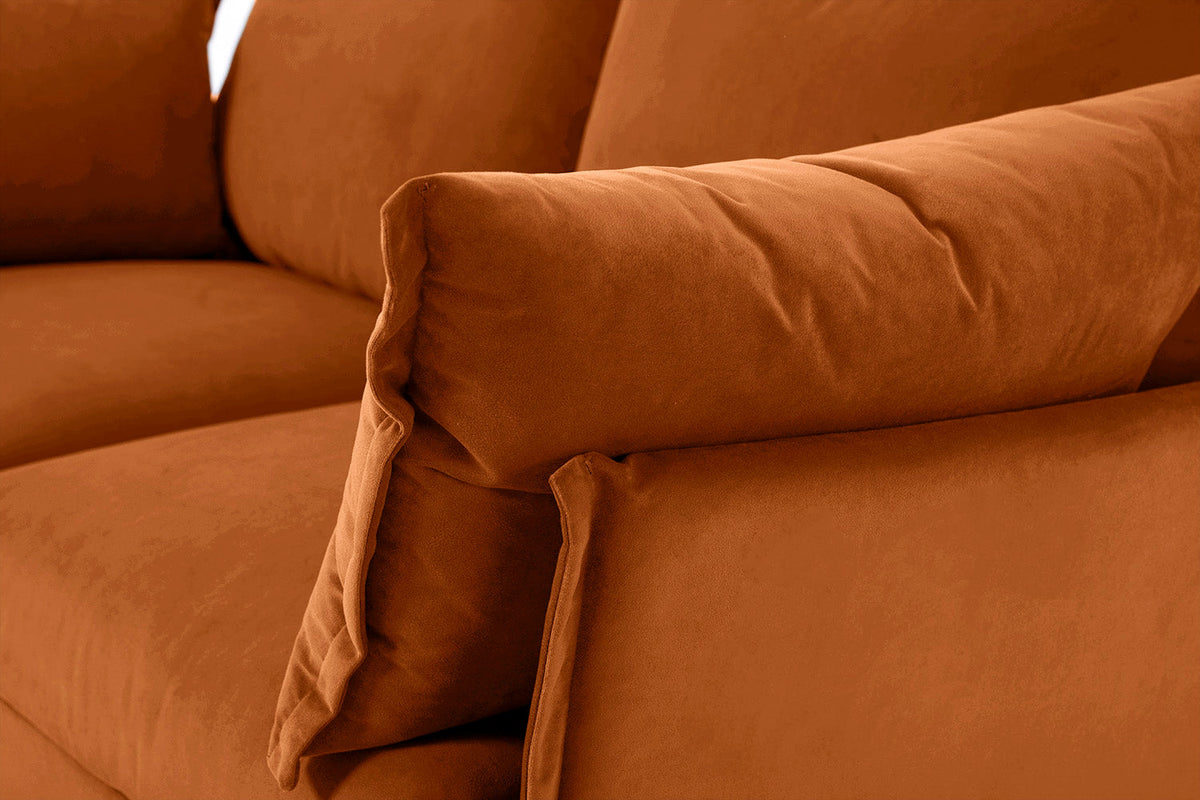 Model 06 2-Seater Left Chaise Sofa, Bronze
