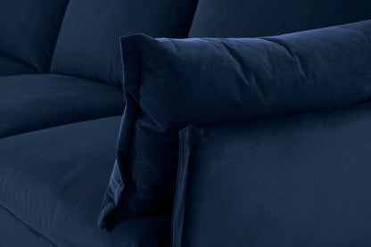 Dreisitzer-Sofa Model 06, Indigoblau