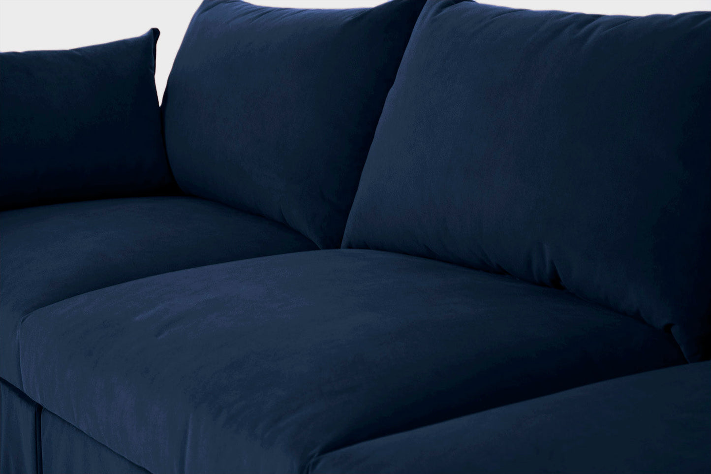 Dreisitzer-Sofa Model 06, Indigoblau