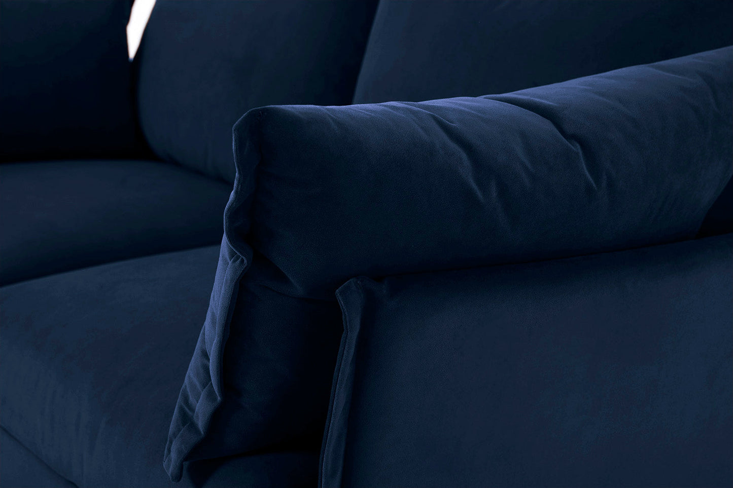 Zweisitzer-Sofa Model 06, Indigoblau