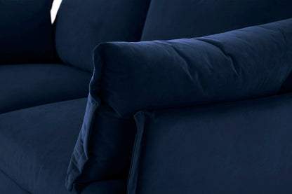 Model 06 2-Seater Right Chaise Sofa, Indigo